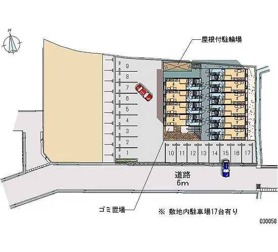 ★手数料０円★相生市双葉　月極駐車場（LP）